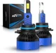 Marsauto 2023 Newest 9006 Bulbs with 18500LM, 800% Brightest, 16 Chips 65W HB4