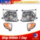 4x Headlight Kit For 1998-2000 Toyota Tacoma 4WD RWD & Corner Light Left & Right