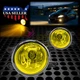 2006 Scion XA Pair Yellow Lens Halogen Lamp Fog Light Fit Quality Replacement T3