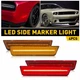 For Dodge 08-14 Challenger LED LH RH Side Marker Light Turn Signal Lamp 4X