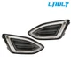 LABLT Front LED DRL Fog Lights Lamp Assy Right&Left Side For 2015-2018 Ford Edge