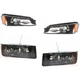 Headlight & Turn Signal Light Kit for 2005-2006 Chevrolet Avalanche 1500