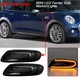 Smoke LED Front Fender Side Marker Light Amber For 14-up Mini Cooper F55 F56 F57