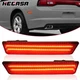 HECASA For Dodge Charger 2011-2014 LED Rear Bumper Side Marker Lights Red/Smoke HECASA For Dodge Charger 2011-2014 LED Rear Bumper Side Marker Lights Red/Smoke