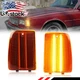 2PCS Full Amber LED Front Corner Side Marker Lights For 1987-1990 Chevy Caprice