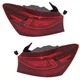 For Kia Forte 2019-2021 Tail Light Driver and Passenger Side Pair Outer LED