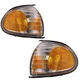 Signal Lights Pair For Ford Windstar 95-97 Halogen Signal Lamp Chrome