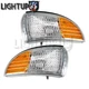 Corner Marker Turn Signal Lights for 1991-1996 CHEVY BUICK OLDS Left Right Pair