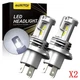 AUXITO H4 9003 High Beam Low Combo 2 Super White 80000LM LED Headlight Bulb 2Set