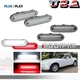 Clear LED SideMarker Light Front White & Rear Red Set FOR MAZDA MX-5 MIATA 90-05
