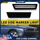 Fit 45518 Dodge Challenger Side LED Light Marker Turn Signal Lamp Indicator 2pcs