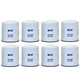 WIX Set of 8 Engine Oil Filters Spin-On For Chevy G30 Peugeot 304 404 504 505