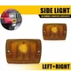 Amber Front Lamps Signal Turn Housings Kit For Jeep Wrangler YJ 1987-95 56001378
