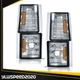 4Pcs Smoke Amber Corner Signal Side Marker Lamps Fit For Chevy CK C10 1500 2500
