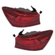 Tail Lamps For 2019-2021 Kia Forte Driver and Passenger Side Outer LED Assy CAPA