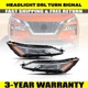 Pair For 2021-2025 Nissan Rogue S SV SL Halogen Headlight Turn Signal Left+Right