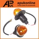 2x Lucas Type L594 Indicator Lights Lamps Amber Lens for Austin Morris Mini