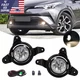 For Toyota C-HR CHR 2016 2017 2018 Halogen Fog Lamp Bumper Light Wire Switch Kit