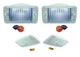 CROWN AUTO RT28015 Parking/ Turn Signal Light Assembly; RT Off-Road; Clear Lens;
