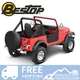 Bestop Soft Half Doors - Black Crush for 1976-1983 Jeep CJ5 53027-01