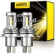 AUXITO H4 9003 HB2 LED Headlight Bulb Kit High Low Beam Super White ZES CANBUS B