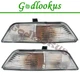 Front R&L Bumper Turn Signal Light Parking Lamp For 2015 2016 2017 Ford Mustang