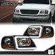 2x Fit For 97-04 Ford F-150 & 97-02 Expedition Headlights w/ Amber Corner Lights