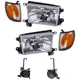 Fog Light Lamp Front Left-and-Right for 4 Runner Left & Right Toyota 4Runner
