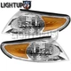 Left Right Sides Pair Corner Side Marker Signal Lights for 2002-03 TOYOTA SOLARA