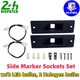1981-1985 For Mazda RX-7 Front Rear Side Marker Sockets w/ LED & Halogen Bulbs