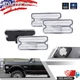 4PCS Clear Front & Rear Side Marker Lights Lamps For 1968-1972 Chevy GMC Truck
