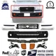 New Front Bumper Cover Kit + Grille + Brackets For 1998-2000 Toyota Tacoma
