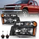 For 2004-2012 Chevy Colorado Canyon Headlight Assembly Bumper Headlamp 04-12 For 2004-2012 Chevy Colorado Canyon Headlight Assembly Bumper Headlamp 04-12