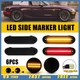 Front Bumper Turn Signal Light & Side Marker Light Full Set for 89-15 Mazda MX-5