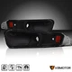 Fits 2005-2009 Ford Mustang Black Bumper Lights Turn Signal Lamps Left+Right
