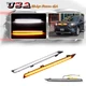 Sequential LED White DRL Amber Turn Signal Lights Lamp for 2019-2021 Toyota RAV4