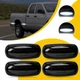 Smoked Lens 4PCS LED Side Marker Lights For 2003-2009 Dodge RAM 2500 3500 Dually