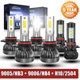 For 2006-2009 Dodge Charger 2003 2004 Viper LED Headlight + Fog Light Combo Kit For 2006-2009 Dodge Charger 2003 2004 Viper LED Headlight + Fog Light Combo Kit