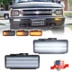 Clear Switchback LED Front DRL Signal Lamp For 94-97 Chevy S10 Blazer GMC Sonoma