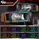 Black/Amber RGB LED Headlights for 1994-2002 Dodge Ram 1500 2500 3500 Exc Sport