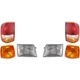 Headlight Kit For 1993-97 Ford Ranger With Tail Light Corner Light Left & Right