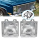 2X For 83-91 Chevy Blazer GMC Truck Park Turn Signal Lamps Corner Marker Lights