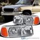 Fits 1999-2006 GMC Sierra Yukon Denali XL Headlamps Headlights Left+Right 99-06