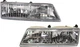  Driver and Passenger Side Headlight For Mercury Grand Marquis 1995-1997