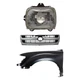 Fender and Headlight Kit For 97 Toyota Tacoma RWD Primed Front Driver Side