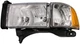 FIT 1999-2002 DODGE RAM 1500-2500-3500 DRIVER LEFT FRONT HEADLIGHT ASSEMBLY