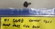 01 SAAB Marker Parking Turn Signal Corner Light Lamp Passenger Side Bolt