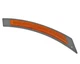 For Front Driver Left Reflector Bumper Cover Yellow For BMW E60 E61 GENUINE