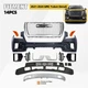 Front Bumper Cover Grille Kit For 2021 2022 2023 2024 GMC Yukon XL Denali 14 PCS