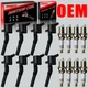 OEM 8X Ignition Coil & 8X Iridium Spark Plug For Ford F-150 F-250 4.6 5.4L DG508